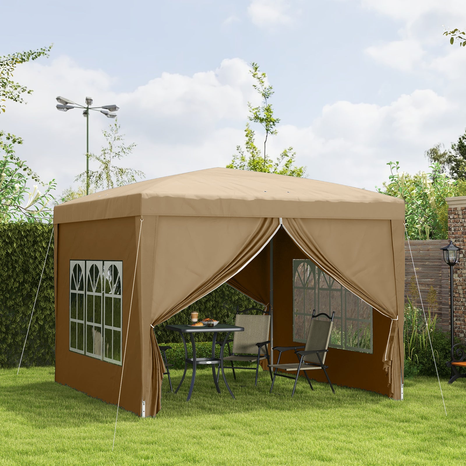 Garden Heavy Duty Pop Up Gazebo Marquee Party Tent Canopy
