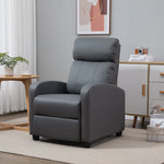Recliner Sofa Chair Pu Leather Massage W/ Remote | Gray
