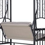 Outdoor Garden 2 Seater Canopy Swing Seat Porch Hammock