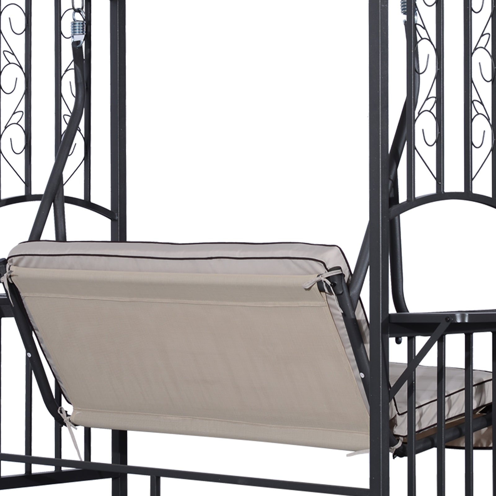 Outdoor Garden 2 Seater Canopy Swing Seat Porch Hammock