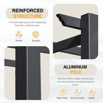 3x3m Aluminum Pergola with Retractable Roof – Waterproof Metal Patio Canopy for Deck & Outdoor Living