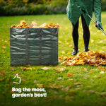Livivo 150l Garden Waste Bags Set Of 2 Tear Resistant Waterproof Refuse Sacks