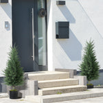 HOMCOM Set Of 2 Decorative Artificial Plant, Fake Plants For Home Decor