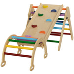 Aiyaplay 5 In 1 Toddler Climbing Frame With Ramp, Arch, For 18-48 Months