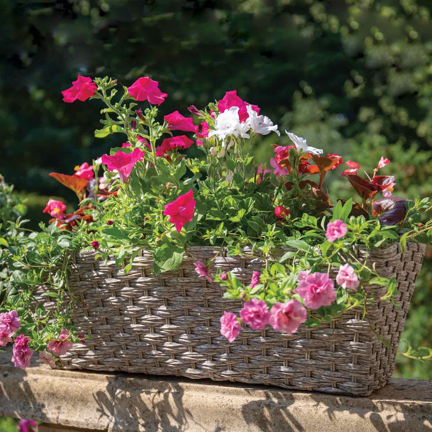 60cm Mountain Grass Effect Multi-placement Planter | Set of 1 | Grey