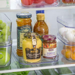 Compact Clear Modular Storage Bin Container For Kitchen, S