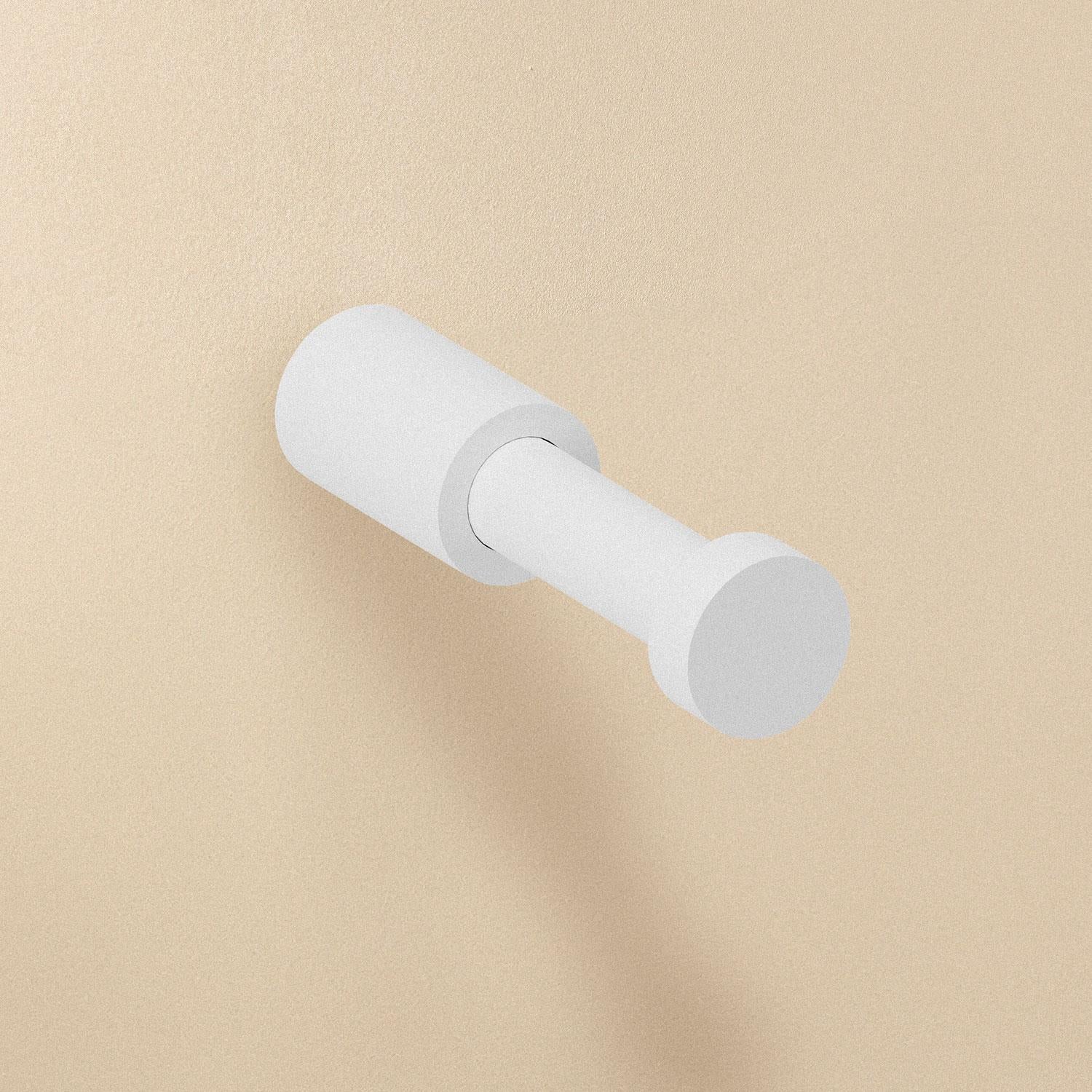 Towel Hook Robe Hook Coat Hook 55 Cm Logic Collection | White