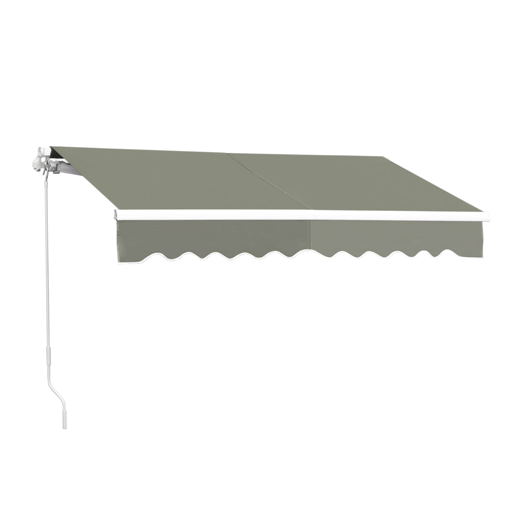 200cm W X 150cm D Outdoor Retractable Patio Awning For Window And Door | One Size