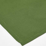 Plain Cotton Fabric 4 Napkins Set | 45cm x 45cm | Dark Olive