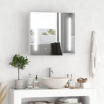 Led Illuminated Mirror Cabinet With Lights, Touch Switch