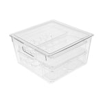 Stackable Clear Fridge Organisers Storage Boxes | Set-of-7