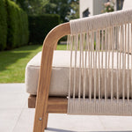 Andria 4-seat Rope Garden Lounge Set | Beige