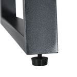 4 Seater Aluminium Garden Furniture Set W/ Gas Firepit Table