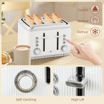 Rapid Boil Kettle & Toaster Set | White