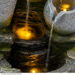 River Rock Cascading Pots Water Feature