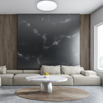 Ceiling Lamp Siena Stylish White And Chrome Circular Design Dimmable Including Remote Control | 55cm | White