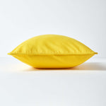 Cotton Plain Cushion Cover | 60cm x 60cm | Yellow