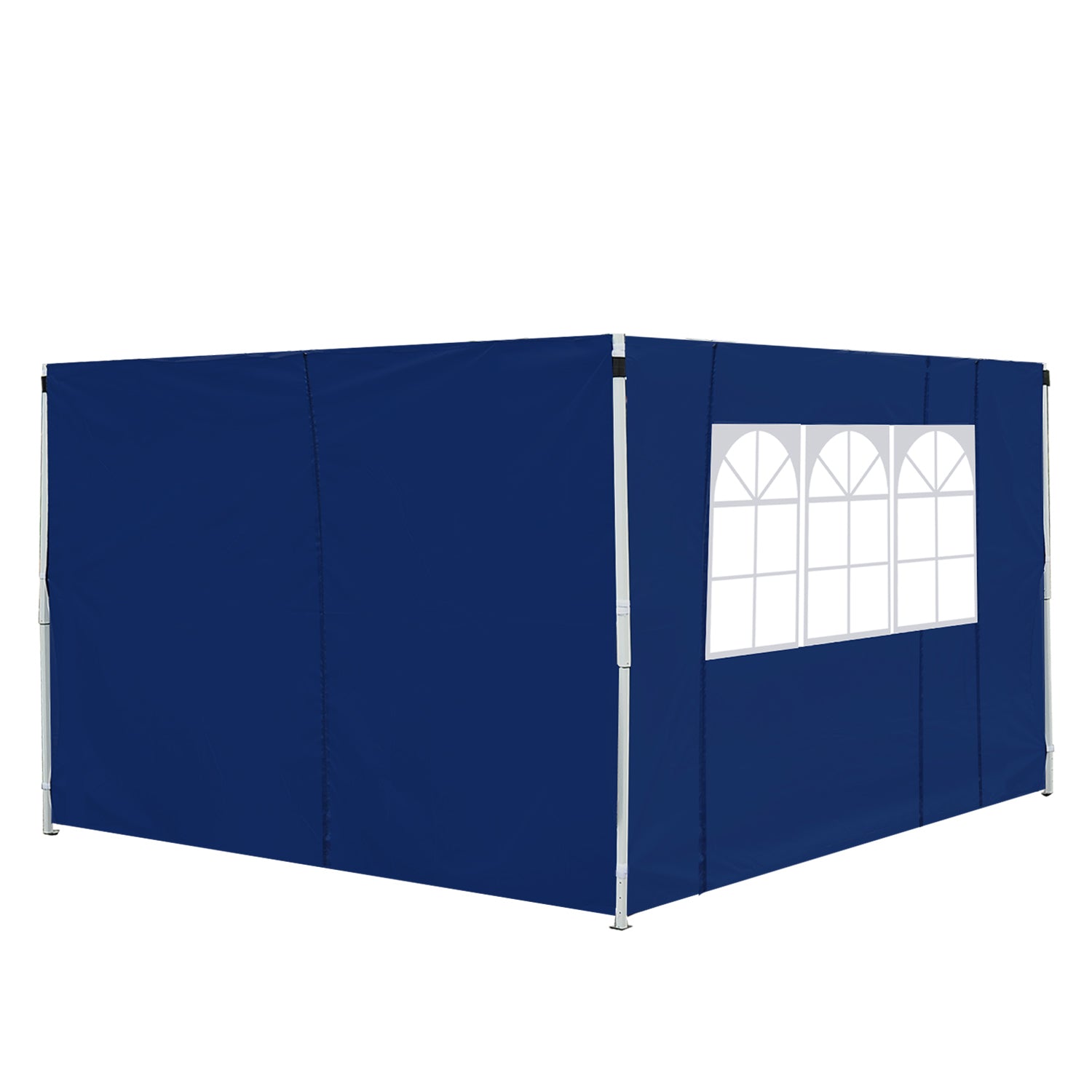 Gazebo Replacement Exchangeable Side Wall Panels W/ Window | Blue