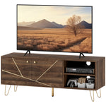 Tv Stand Cabinet 130cm Tv Unit W/ Adjustable Shelves