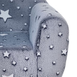 Kids Armchair, Glow In The Dark Chair For Bedroom, Grey | Grey