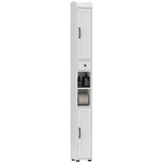HOMCOM Tall Bathroom Storage Cabinet Slim Bathroom Cabinet With Drawer White