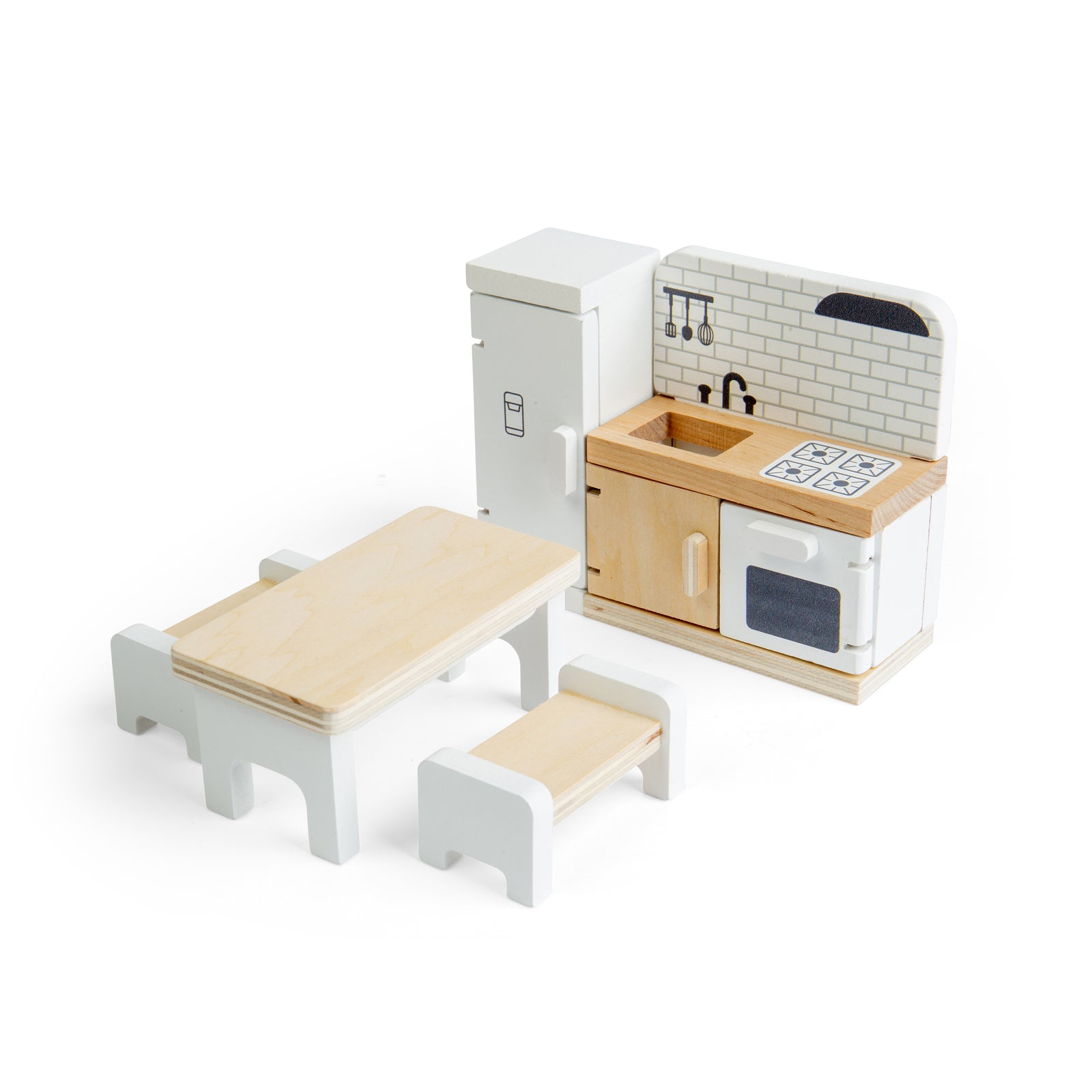 Kitchen Set | Wooden Dolls House Furniture