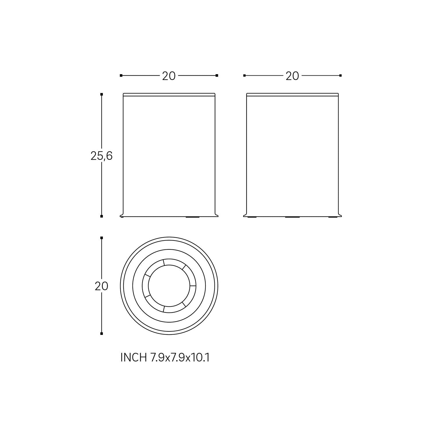 Bathroom Bin Matt Stainless Steel Architect Sp (5l)