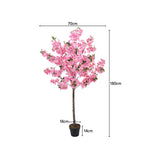 180cm Artificial Cherry Blossom Tree In Pot For Decoration