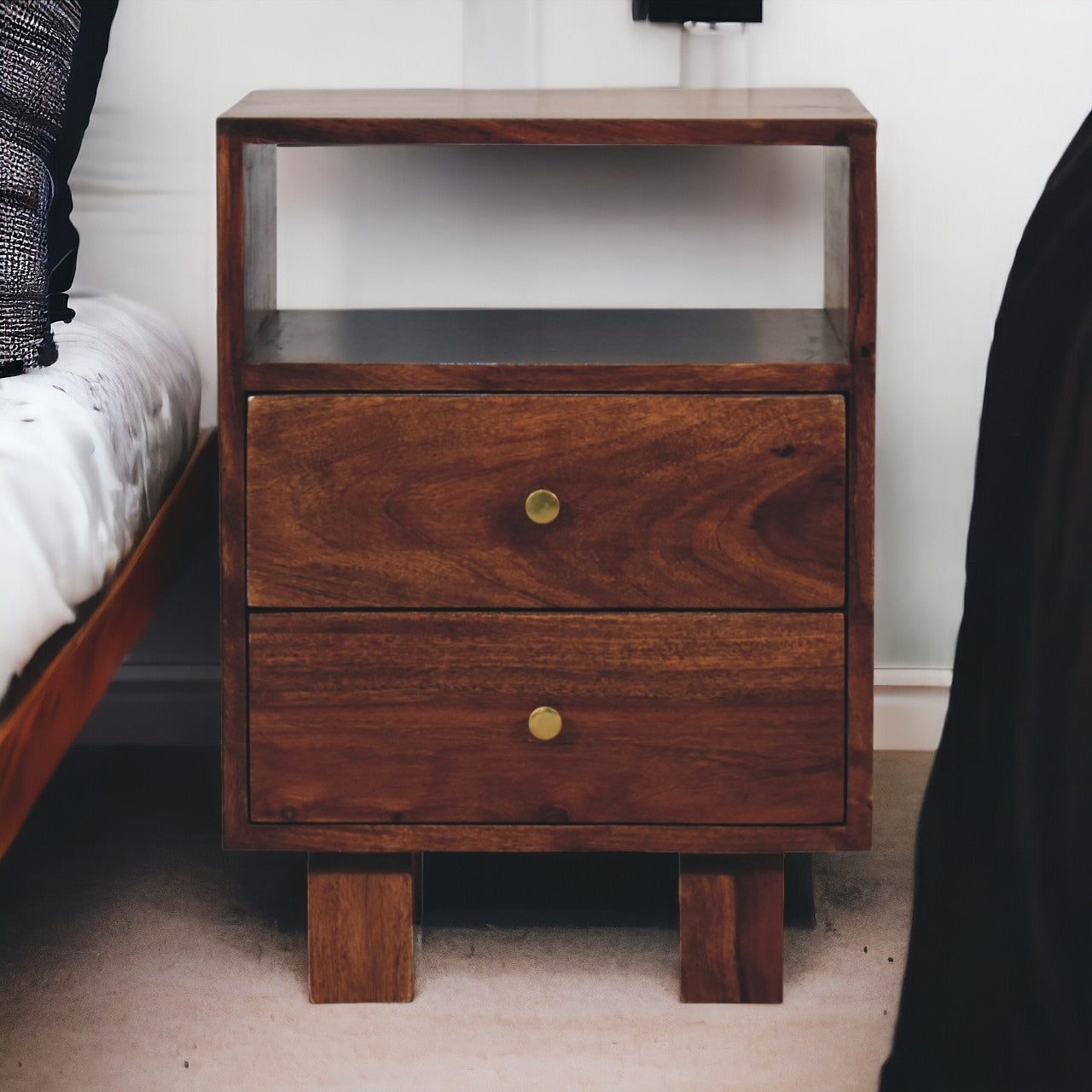 Solid Wood Tula Bedside