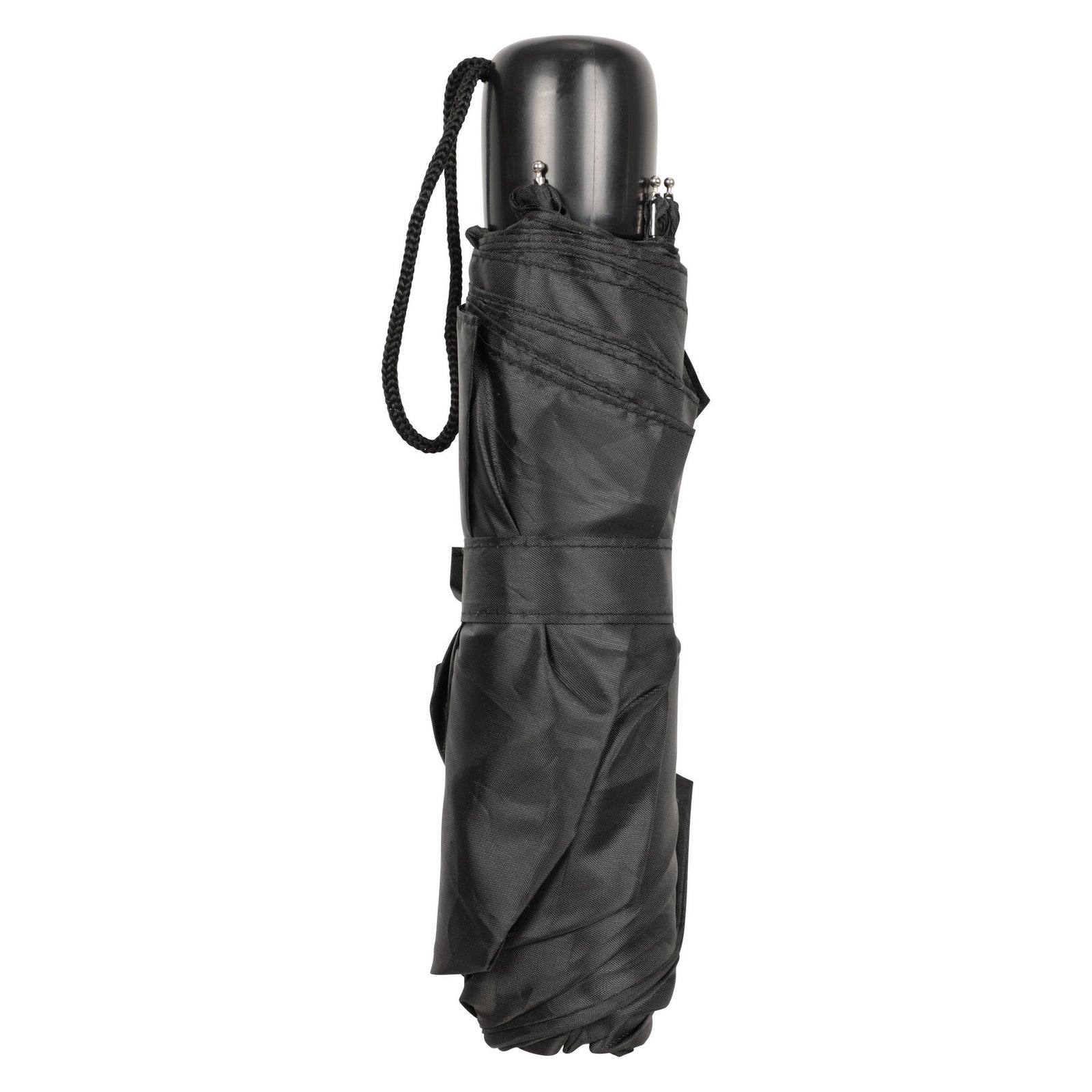 Plain Mini Folding Umbrella | One Size | Black