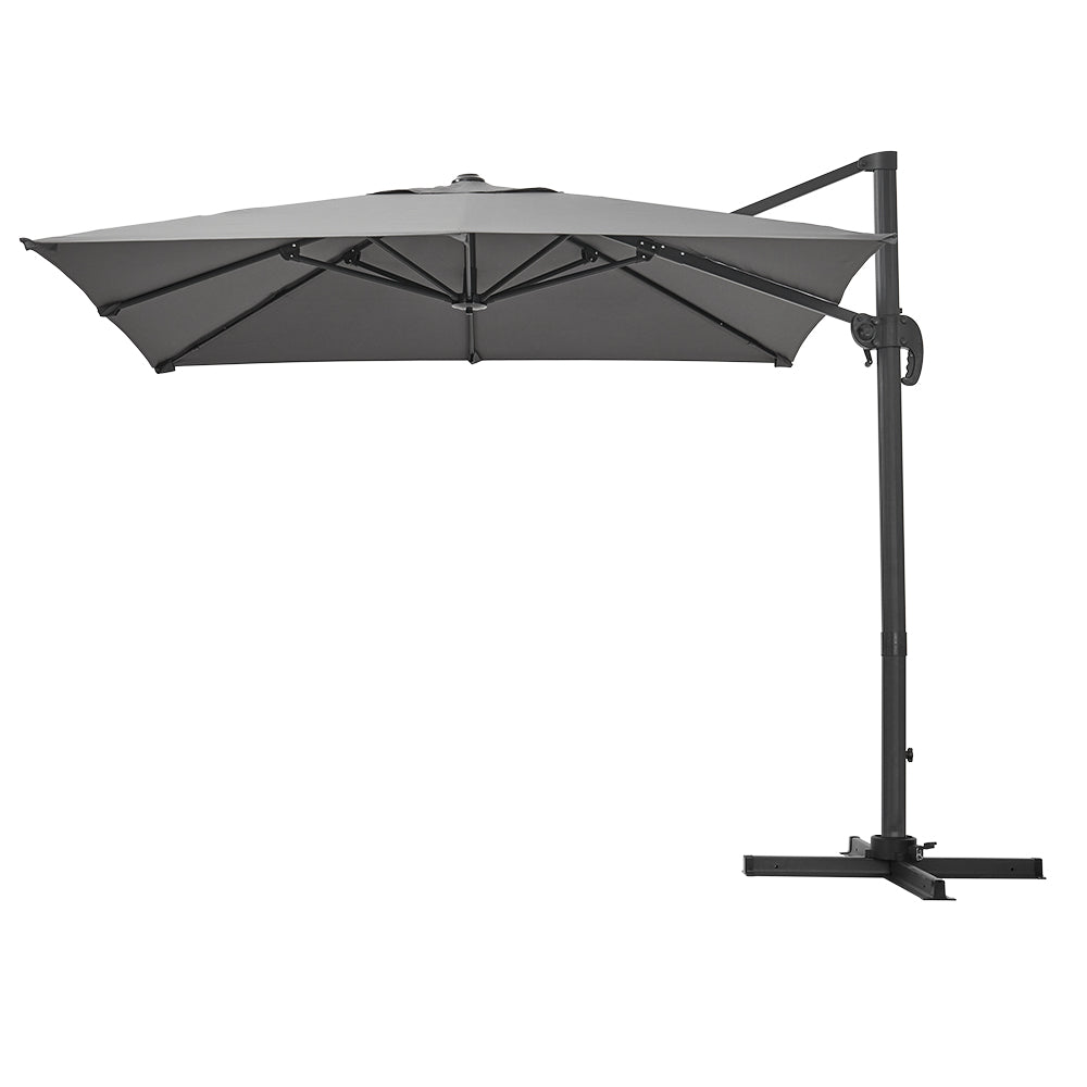Outdoor Garden 2.5m Cantilever Parasol | One Size | Dark Grey
