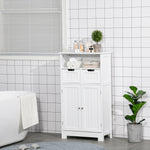 Bathroom Storage Cabinet Adjustable Shelf Removable Drawers