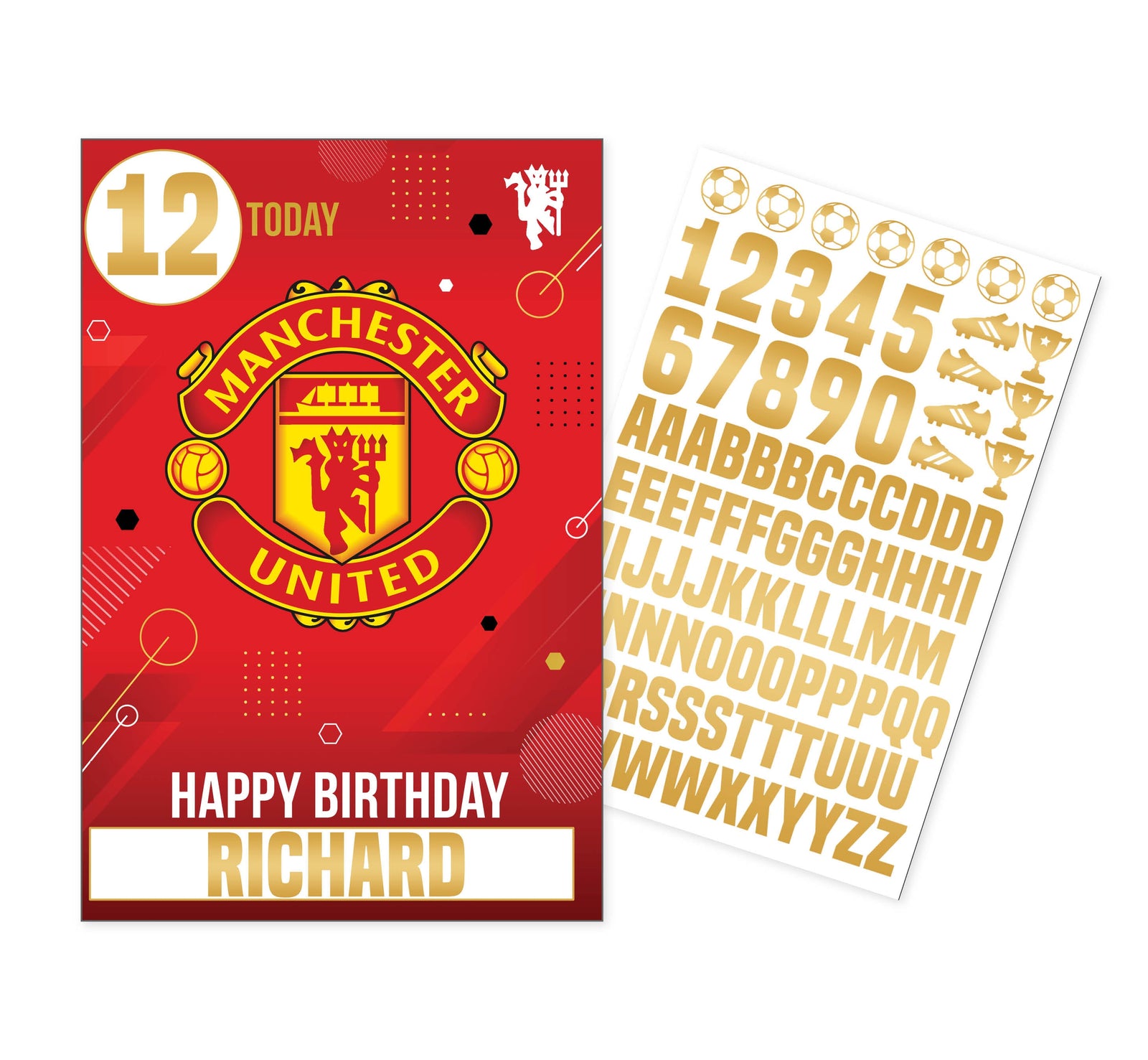 Personalise Birthday Card With Sticker Sheet Official Product