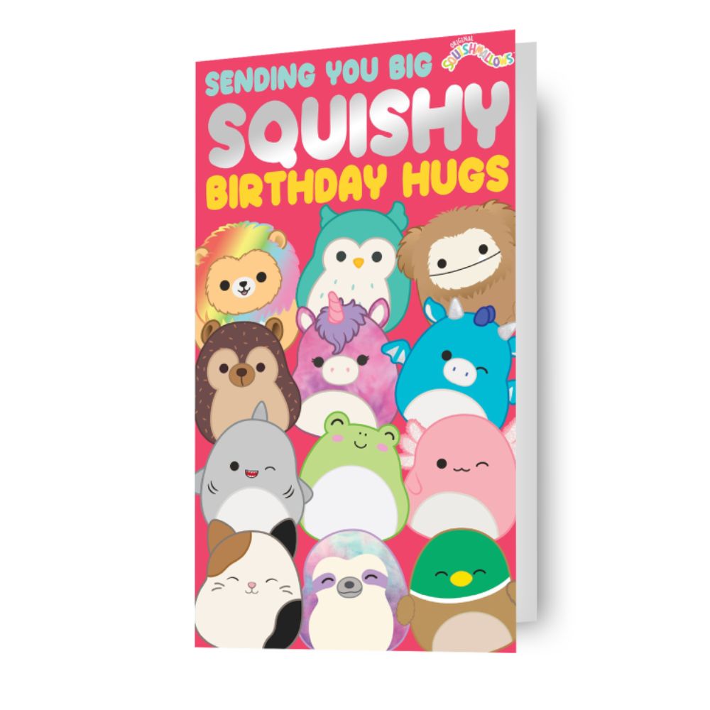 Big Squishy Birthday Hugs' Birthday Card Official Product
