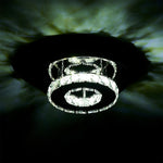 Modern Small Crystal Led Ceiling Light