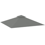 Gazebo Canopy Replacement Cover 3 X 3(m) 2-tier Roof Top