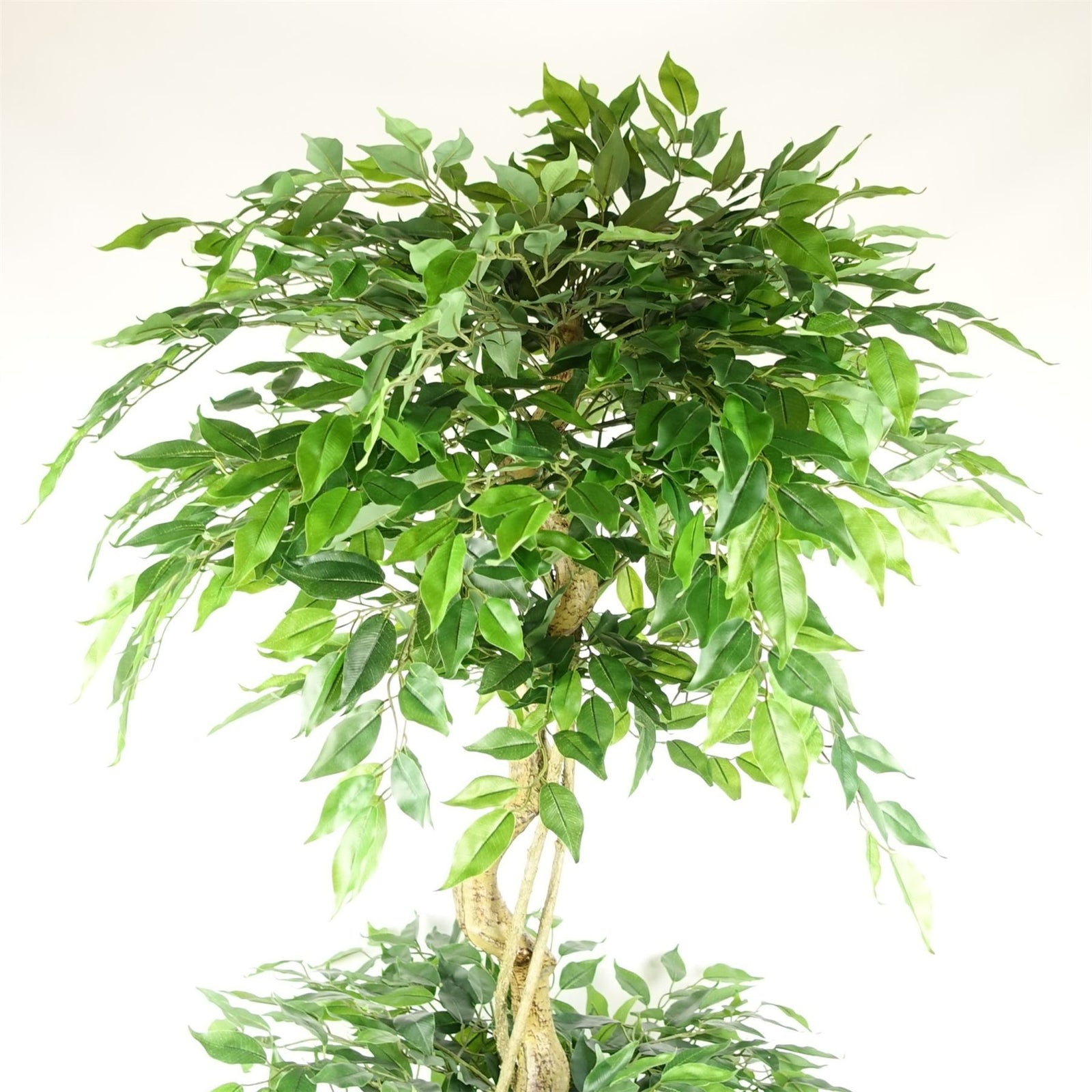 180cm Artificial Twisted Fruticosa Ficus Tree Triple Ball Topiary