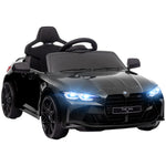 12v Bmw M4 Licensed Kids Electric Car W/ Remote, Suspension | Black