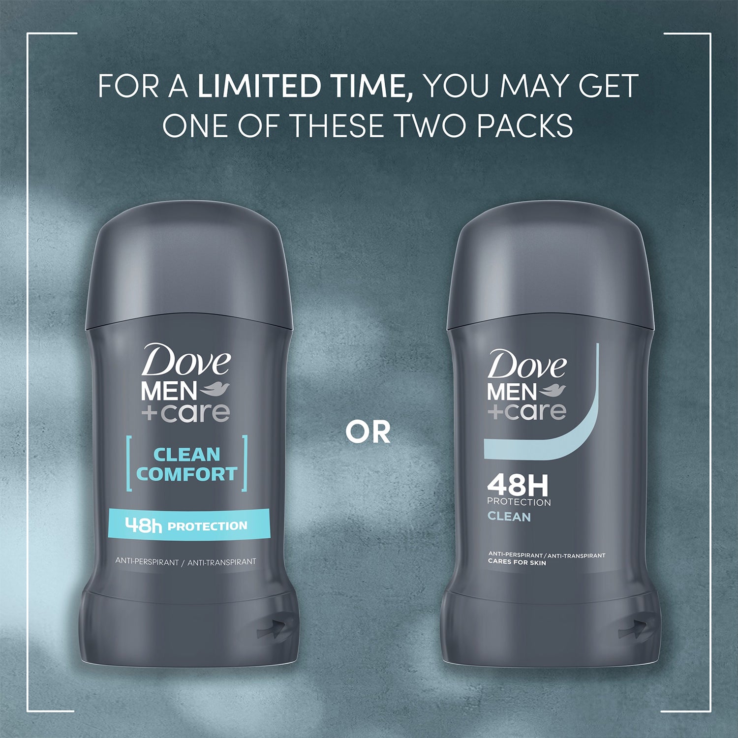 Men+care Stick Clean Comfort Antiperspirant Deodorant 50ml, 3 Pack