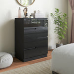 HOMCOM 4 Drawer Chest Of Drawers For Bedroom, 60 X 40 X 85cm