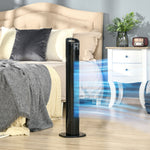 Led Tower Fan With Oscillation 3 Speed 3 Mode | One Size | Black
