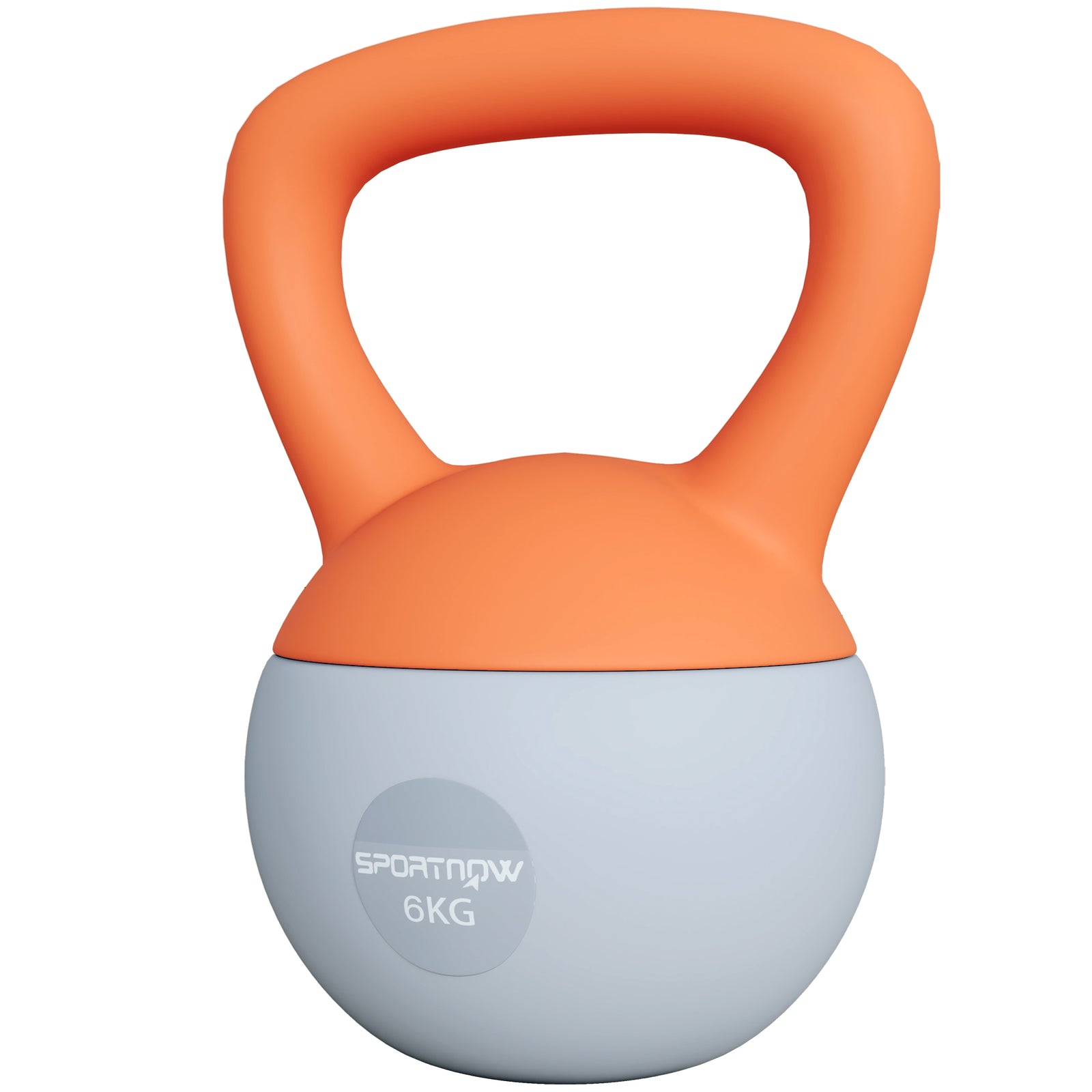Soft Kettlebell, With Non-slip Handle,for Home Gym Strength | 6kg | Orange