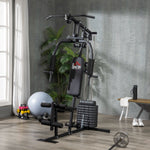 Home Gym Machine With 45kg Weight Stack | Black