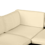 Garden Sofa Set Polyester Cover Replacement No Cushion | Beige