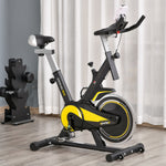 10kg Flywheel Upright Exercise Bike W/ Adjustable Resistance
