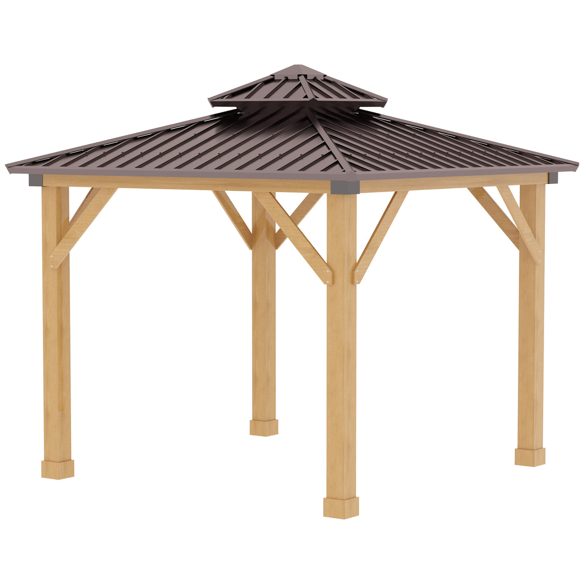 3x3m Outdoor Hardtop Gazebo