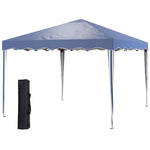 3x3(m) Pop Up Gazebo Marquee Tent For Garden W/ Carry Bag | Blue