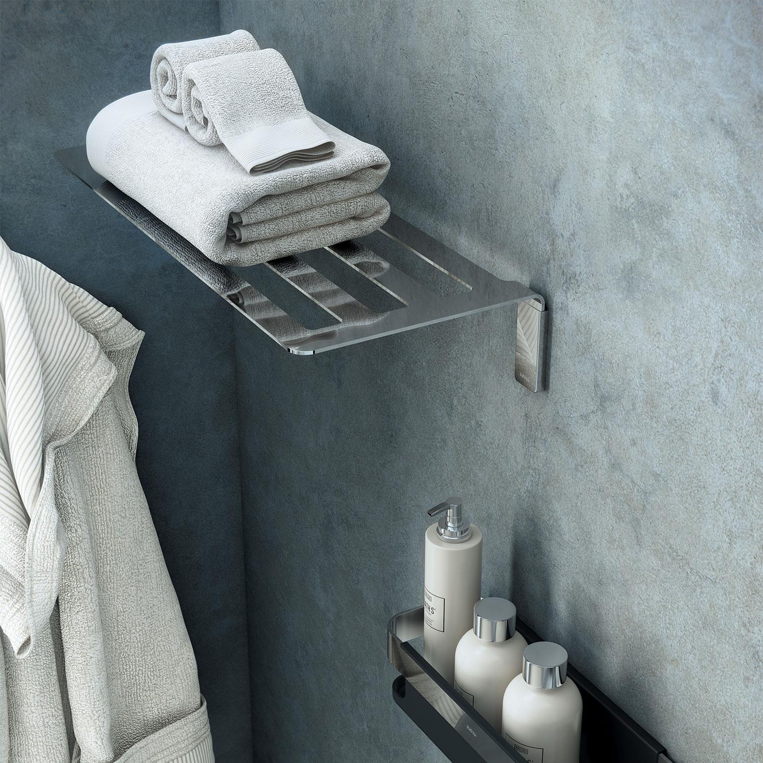 Towel Rack, Chrome, Line Collection