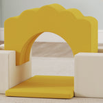 Kids Soft Play Set, 7 Piece Foam Climbing Blocks | Yellow