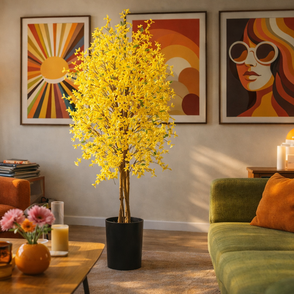 150cm Artificial Forsythia Tree